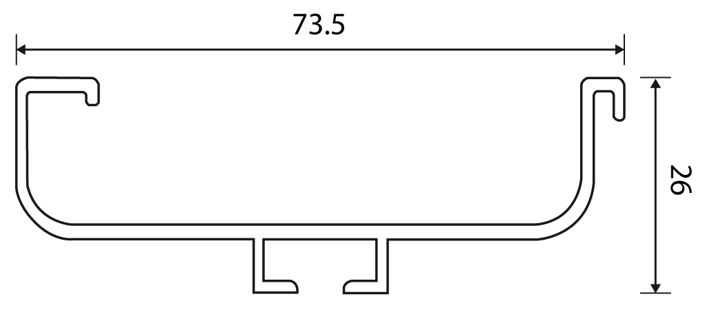 Starke C-Type Horizontal Gola Profile